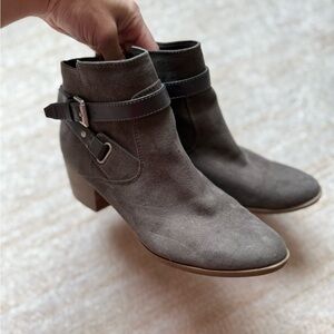 Unisa Booties Ankle Boots Size 6.5 Dark Grey